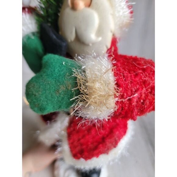 Animated dancing Jingle Bell caroling Santa Claus glitter xmas figure - Picture 13 of 13